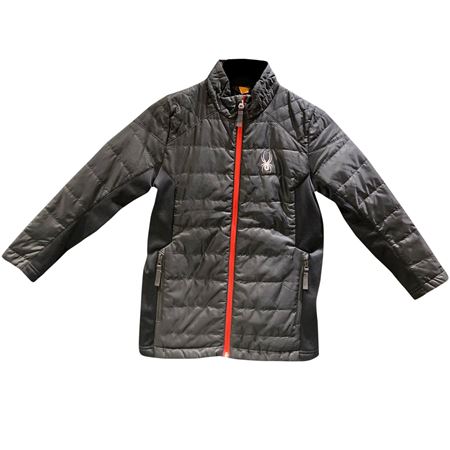 Áo khoác gió trẻ em 2 lớp SPD with caps - Đen 8349