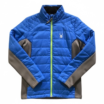 Áo khoác gió trẻ em 2 lớp SPD with caps - Xanh da trời 8348