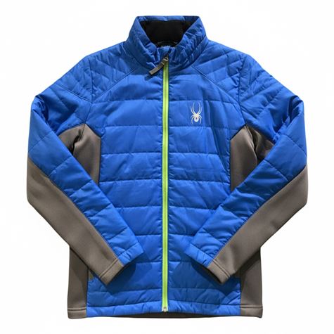 Áo khoác gió trẻ em 2 lớp SPD with caps - Xanh da trời 8348