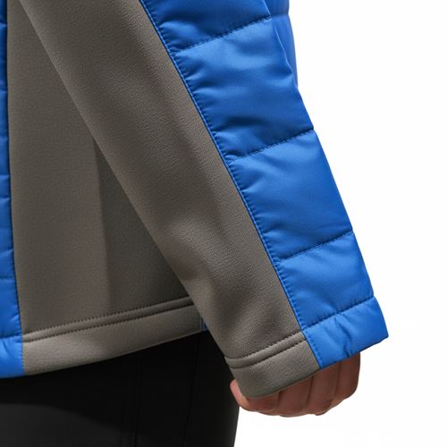 Áo khoác gió trẻ em 2 lớp SPD with caps - Xanh da trời 8348