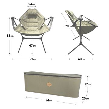 Ghế võng thư giãn Snowline Relax Swing Chair SNG5ULC003