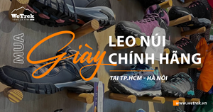 Mua giày leo núi chính hãng tại Hà Nội và Hồ Chí Minh
