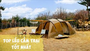 Top lều cắm trại tốt nhất 2024 camping “cực đã” 