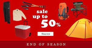 End Of Sale - WeTrek.vn SALE UP TO 50% thương hiệu Naturehike, Coleman, Gothiar, Ryder, Aqua Marina