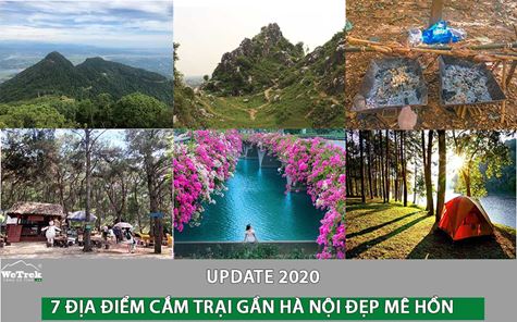 [Update 2020] 7 địa điểm cắm trại gần Hà Nội bán kính <60km