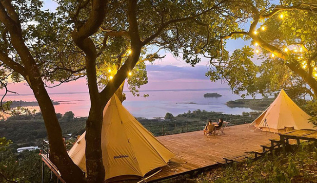 Hồ Trị An - Đồng Nai là điểm cắm trại tuyệt vời