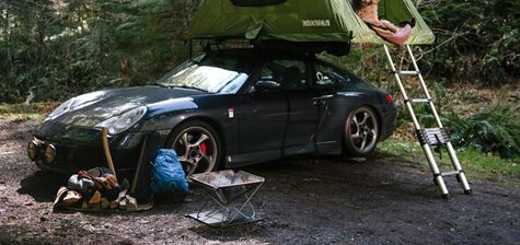 Độ siêu xe Porsche 911 thành một chiếc lều cắm trại di động, ý tưởng táo bạo mà  ít ai nghĩ tới