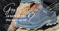 Giày HUMTTO có các kích cỡ nào dành cho nam và nữ?