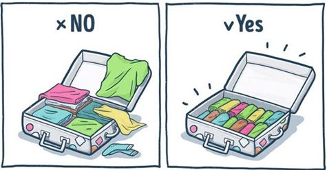[WeNews] 10 tuyệt chiêu gói ghém đồ đạc khi đi du lịch