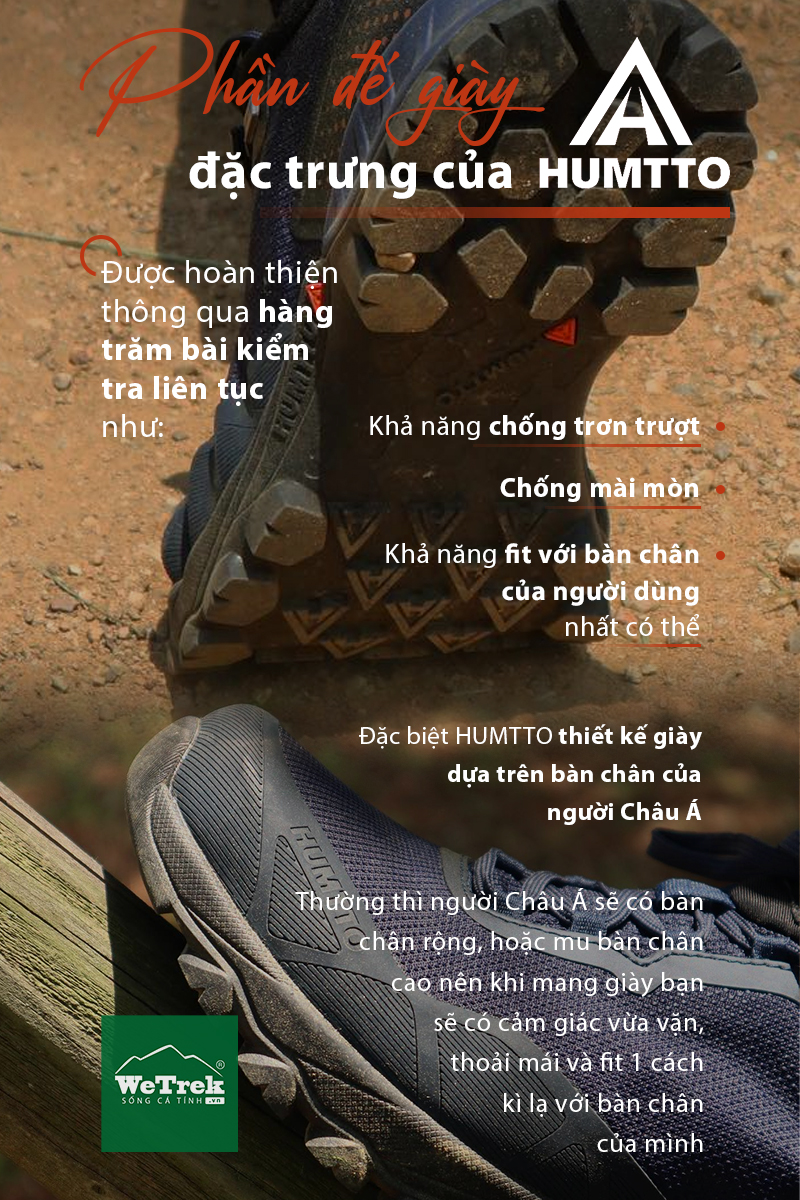 Giày leo núi Humtto