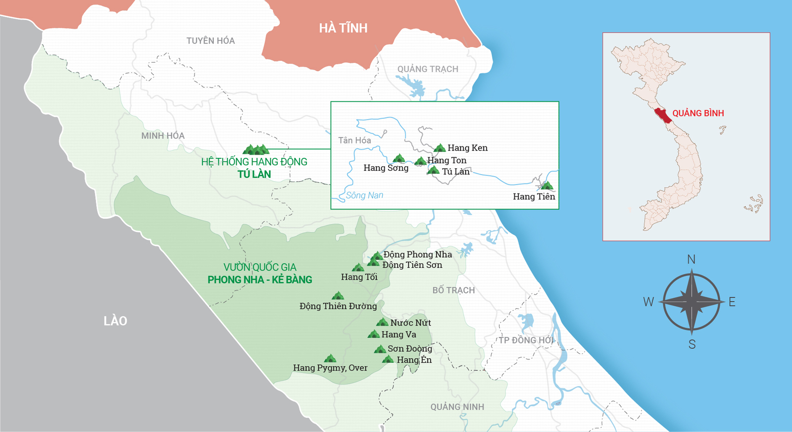 Hệ thống hang động tại Phong Nha - Kẻ Bàng