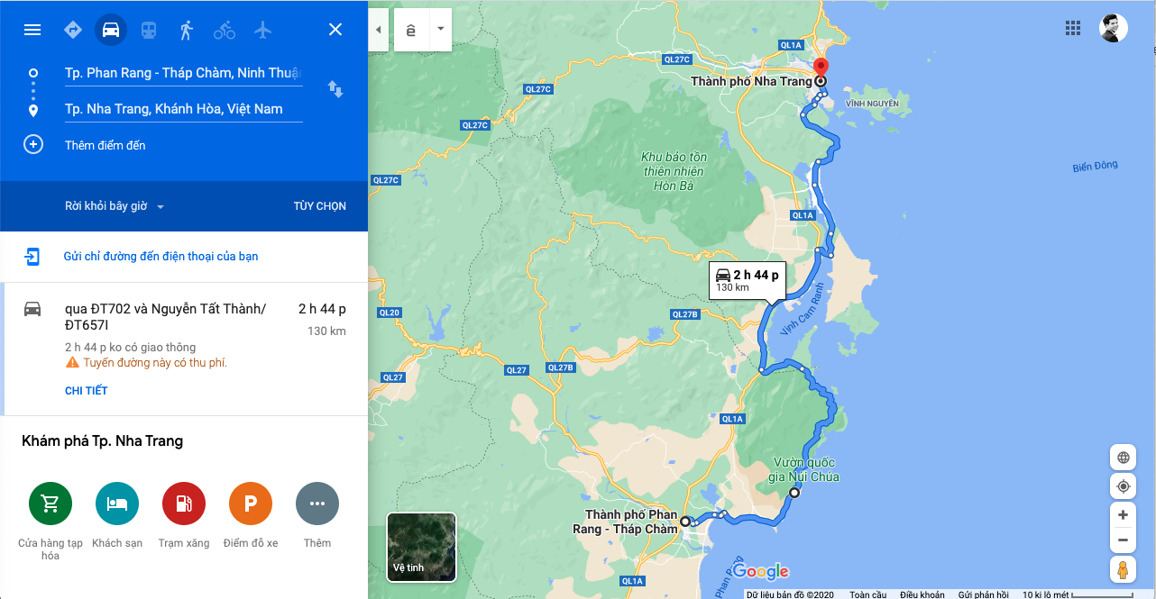 Cung đường biển từ Phan Rang cho tới Nha Trang