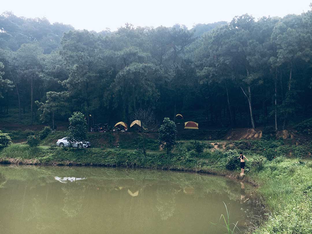 câu cá ở núi Hàm Lợn