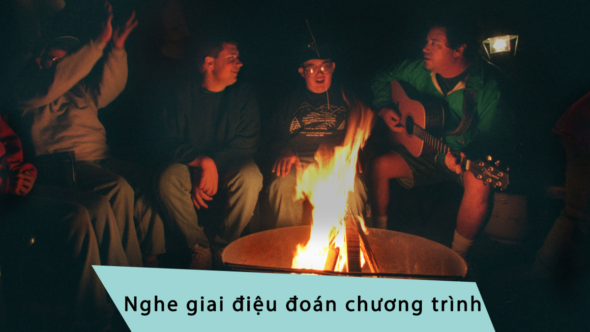 Trò chơi cắm trại nghe giai điệu đoán chương trình