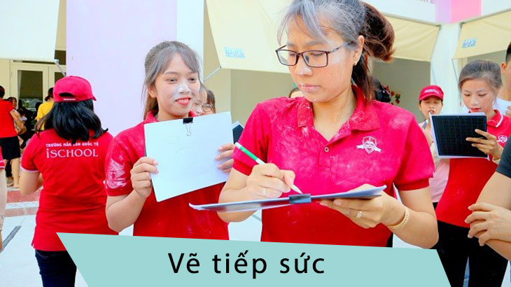 Trò chơi cắm trại vẽ tiếp sức