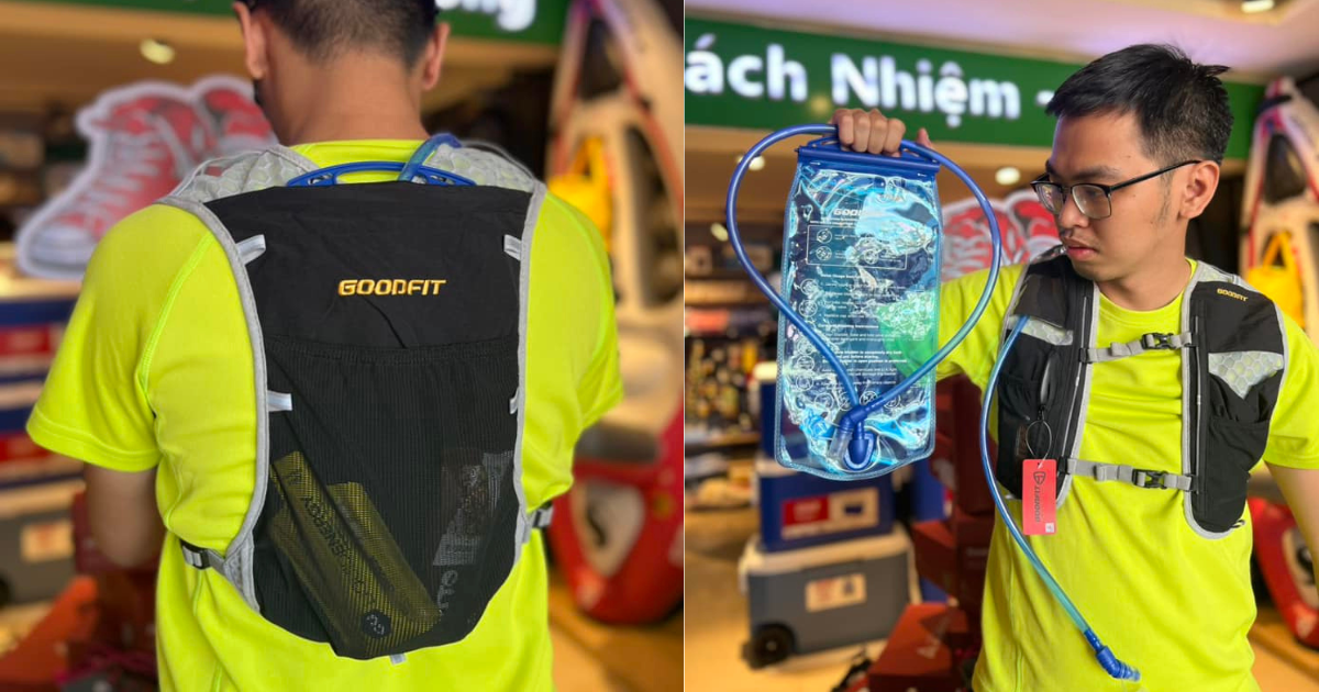 Vest nước, balo chạy bộ GoodFit GF301RV